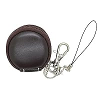 Amazon | マカロンケース オレンジ マカロンポーチ 牛革 コインケース